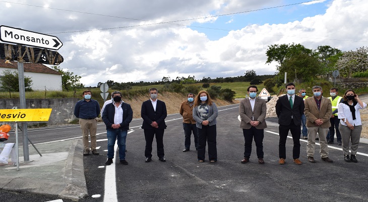 Concluída a obra na ER361 entre Amiais de Cima e Alcanena