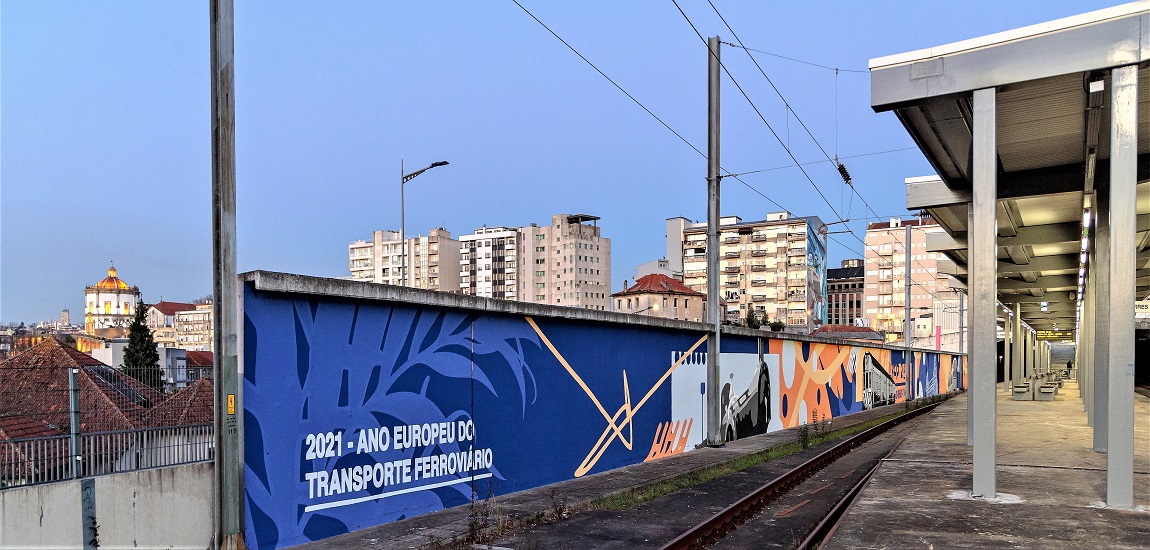 Projeto de arte urbana Estação General Torres