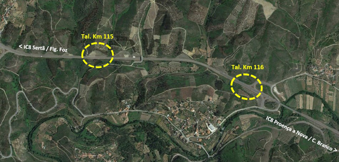 Localização no mapa 