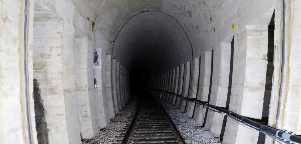 Túnel de Bagaúste - interior pós trabalhos de renovação