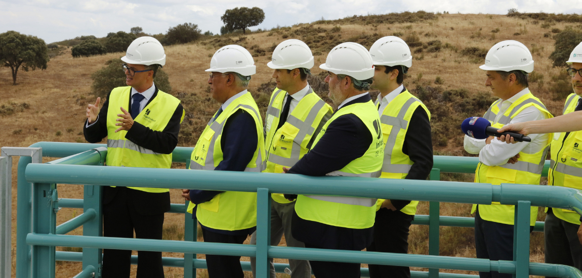 Primeiro-Ministro visita obra de construção da nova Linha de Évora