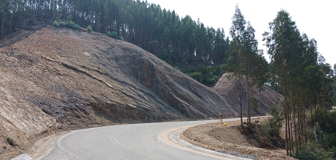 IP conclui obras de estabilização de talude na EN238 na Sertã