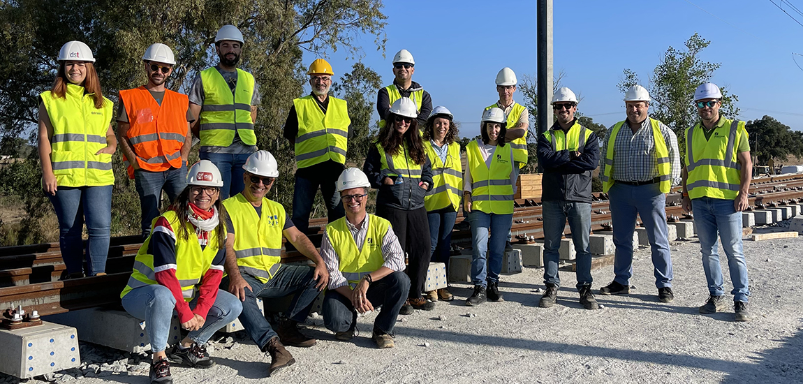 Estudantes em Engenharia Ferroviária do ISEL