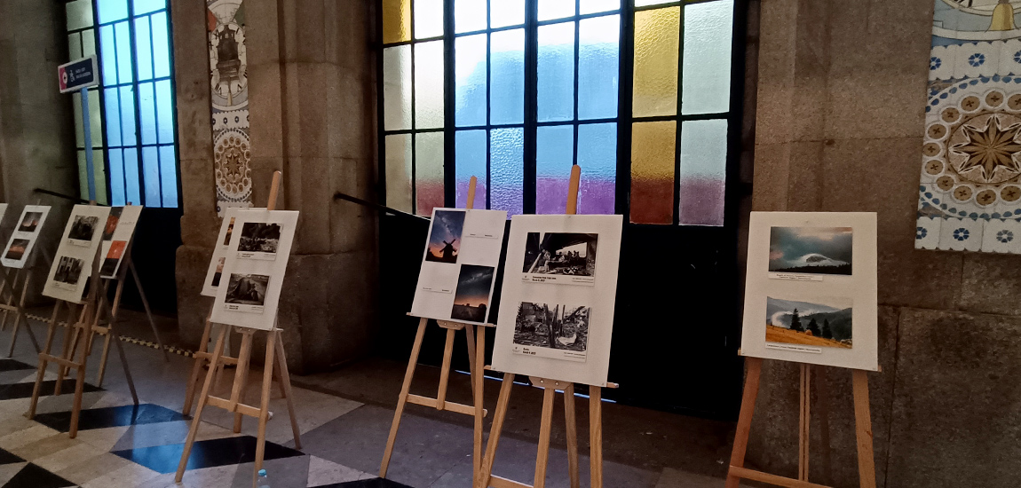 Exposição na Estação de São Bento