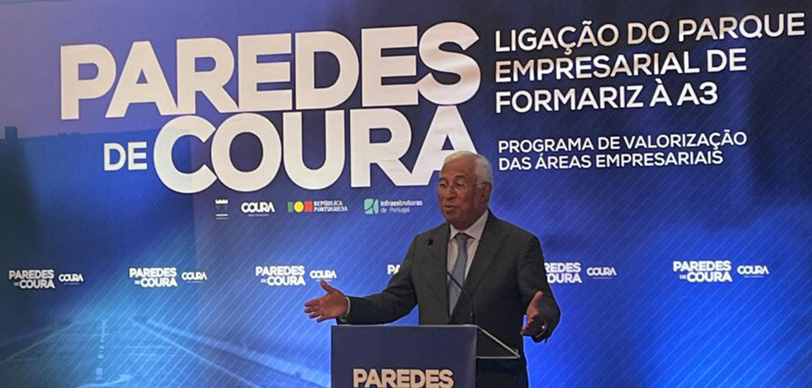 António Costa inaugura a nova ligação do Parque Empresarial de Formariz à A3