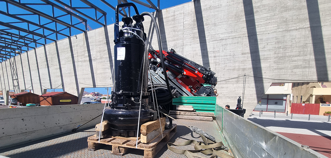 Retirada a bomba de extração de águas no Apeadeiro de Espinho