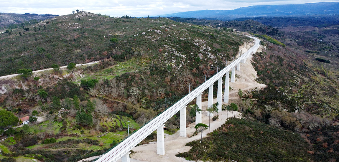 Linha da Beira Alta – Abertura à circulação ferroviária do novo troço entre Mangualde e Celorico da Beira a 30 de março