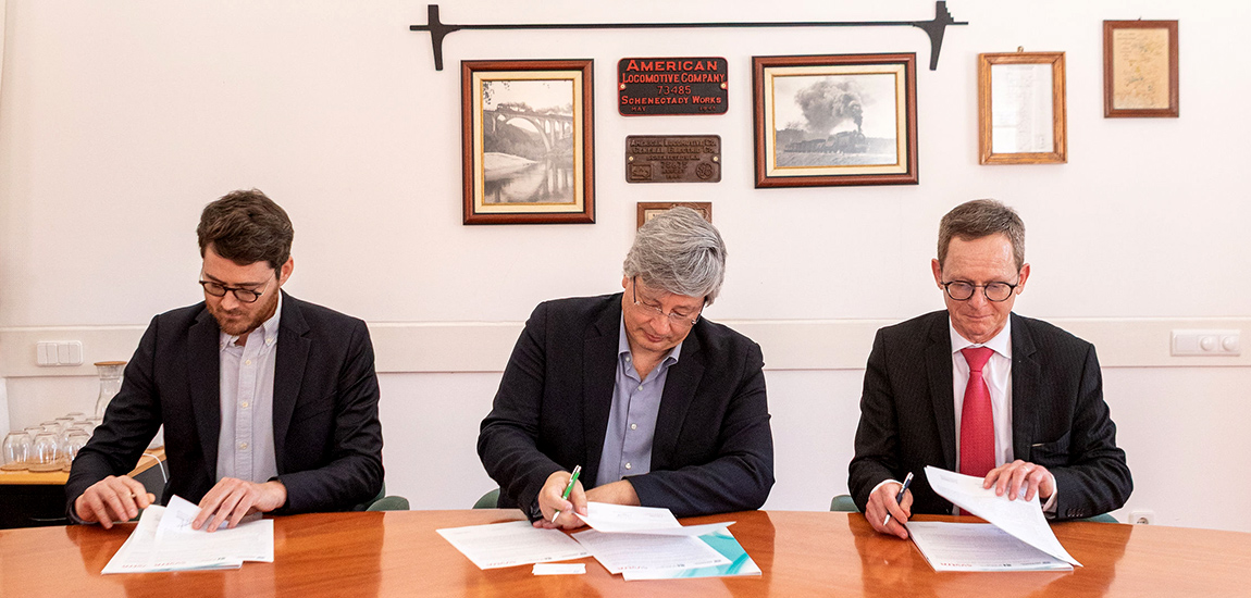 Imagem - IP celebra uma Carta de Intenções com a Compagnie des Signaux – CSEE e com a SYSTRA