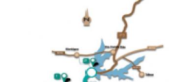 Mapa Ponte Sobre o Rio Dão