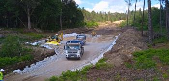Fotografia 1 - Ligação ao Parque Industrial do Mundão